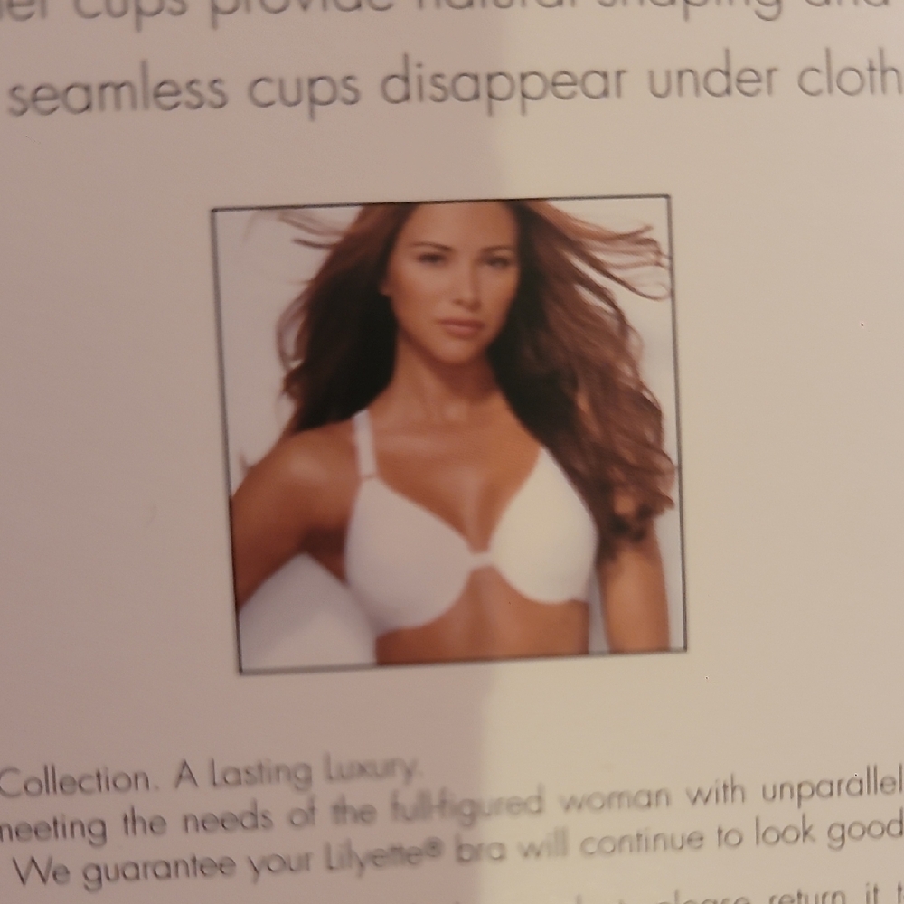 NWT Lilyette T-Back Women's Bra Tan 36DD